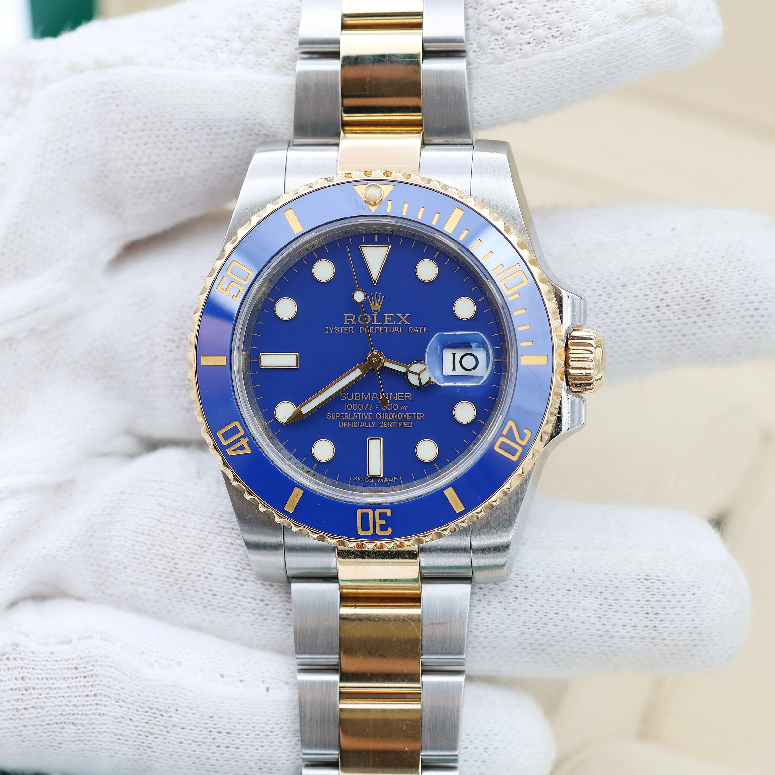 Rolex Submariner Date ref. 116613LB Steel/Gold - Full Set - Image 4