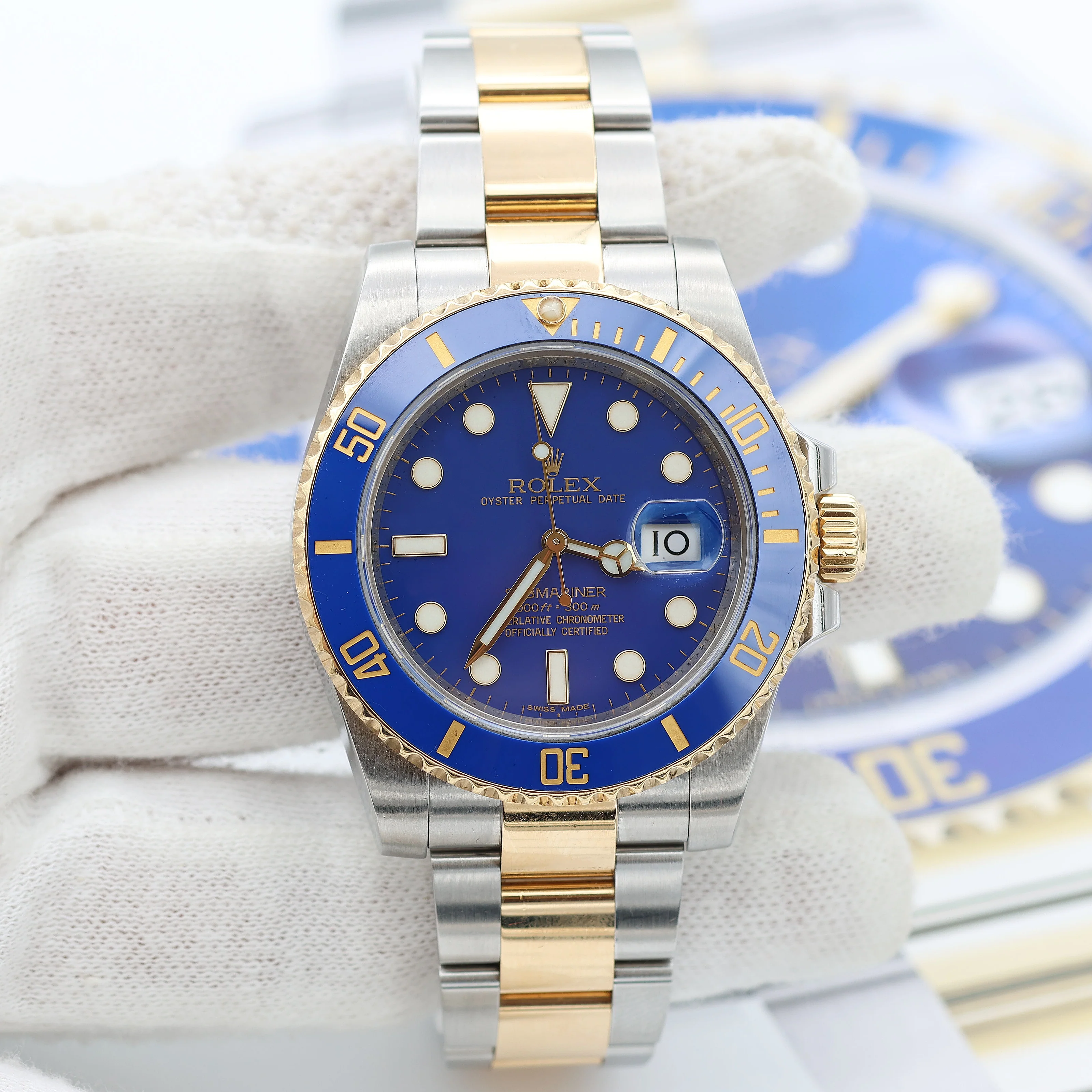 Rolex Submariner Date ref. 116613LB Steel/Gold - Full Set - Image 6