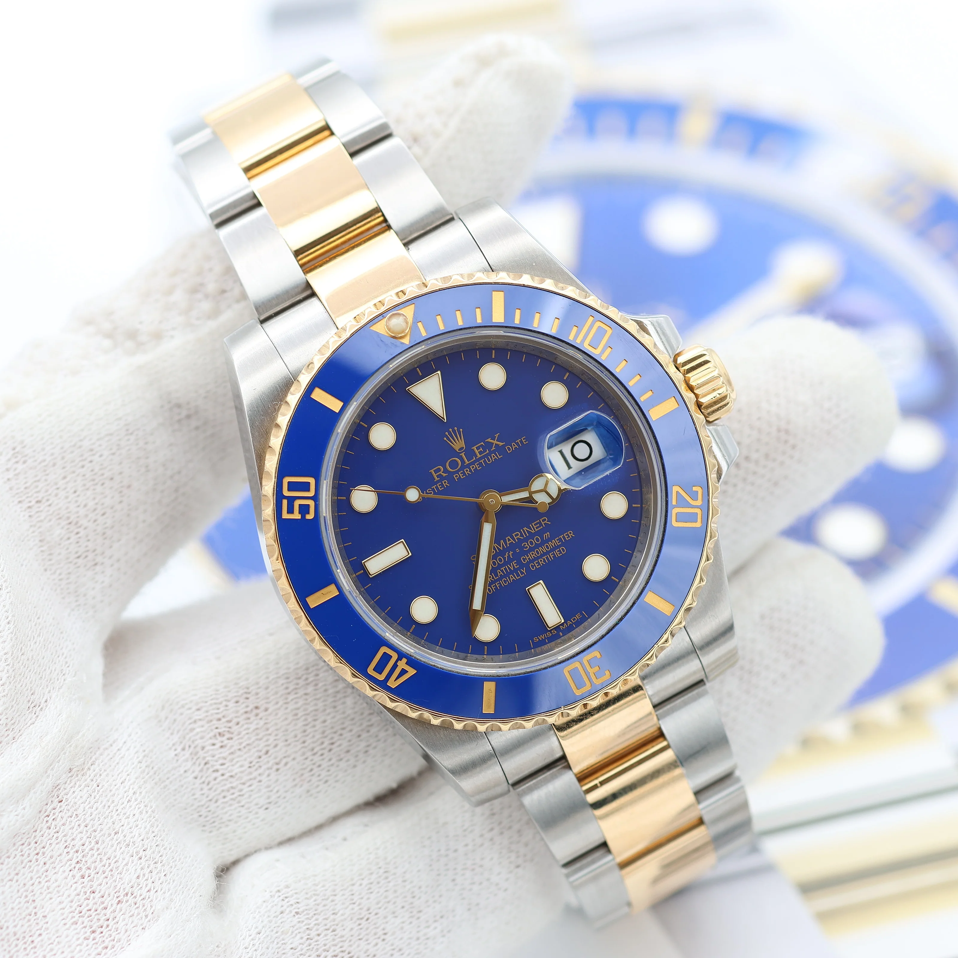 Rolex Submariner Date ref. 116613LB Steel/Gold - Full Set - Image 7
