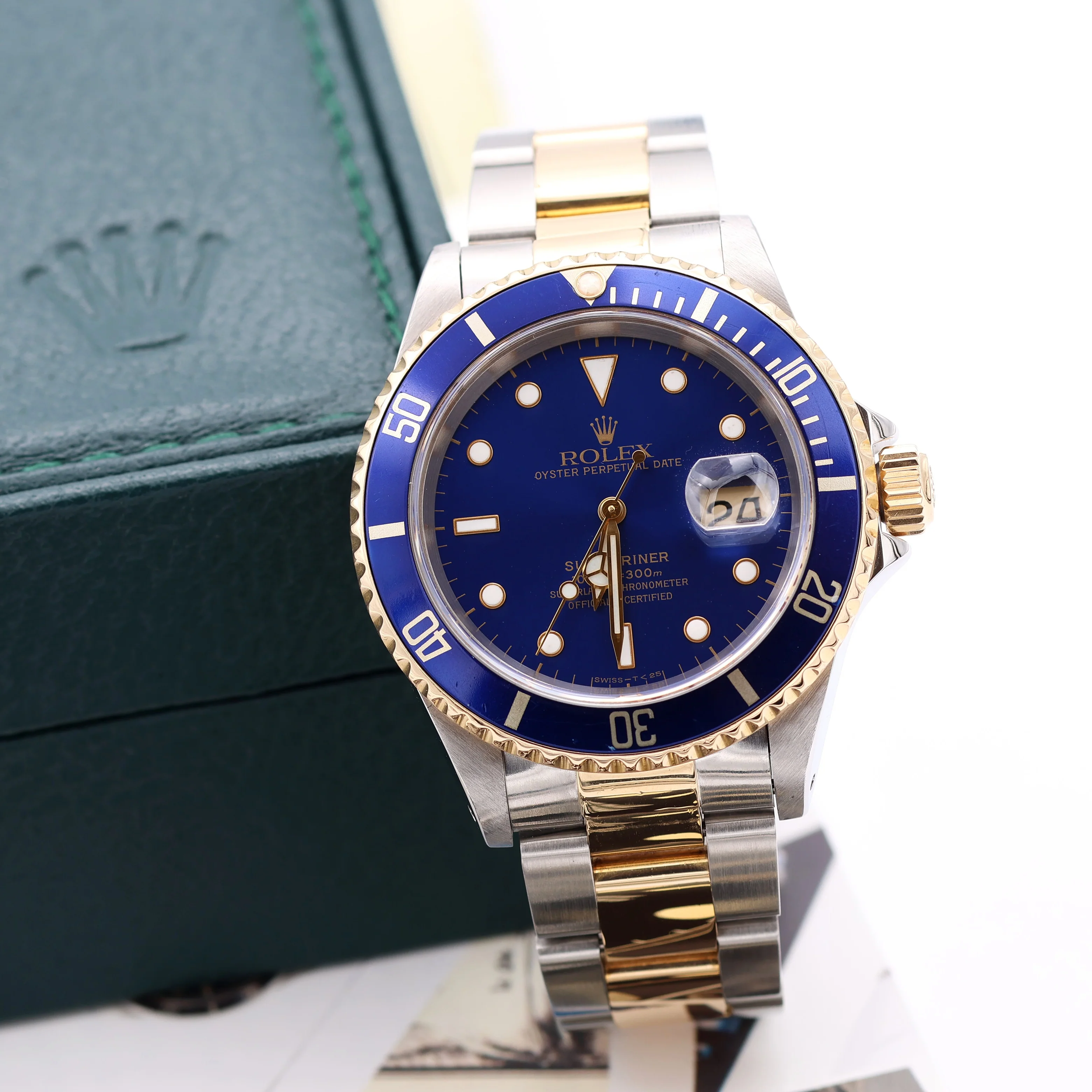 Rolex Submariner Date ref. 16613LB Steel/Gold - Full Set - Image 11