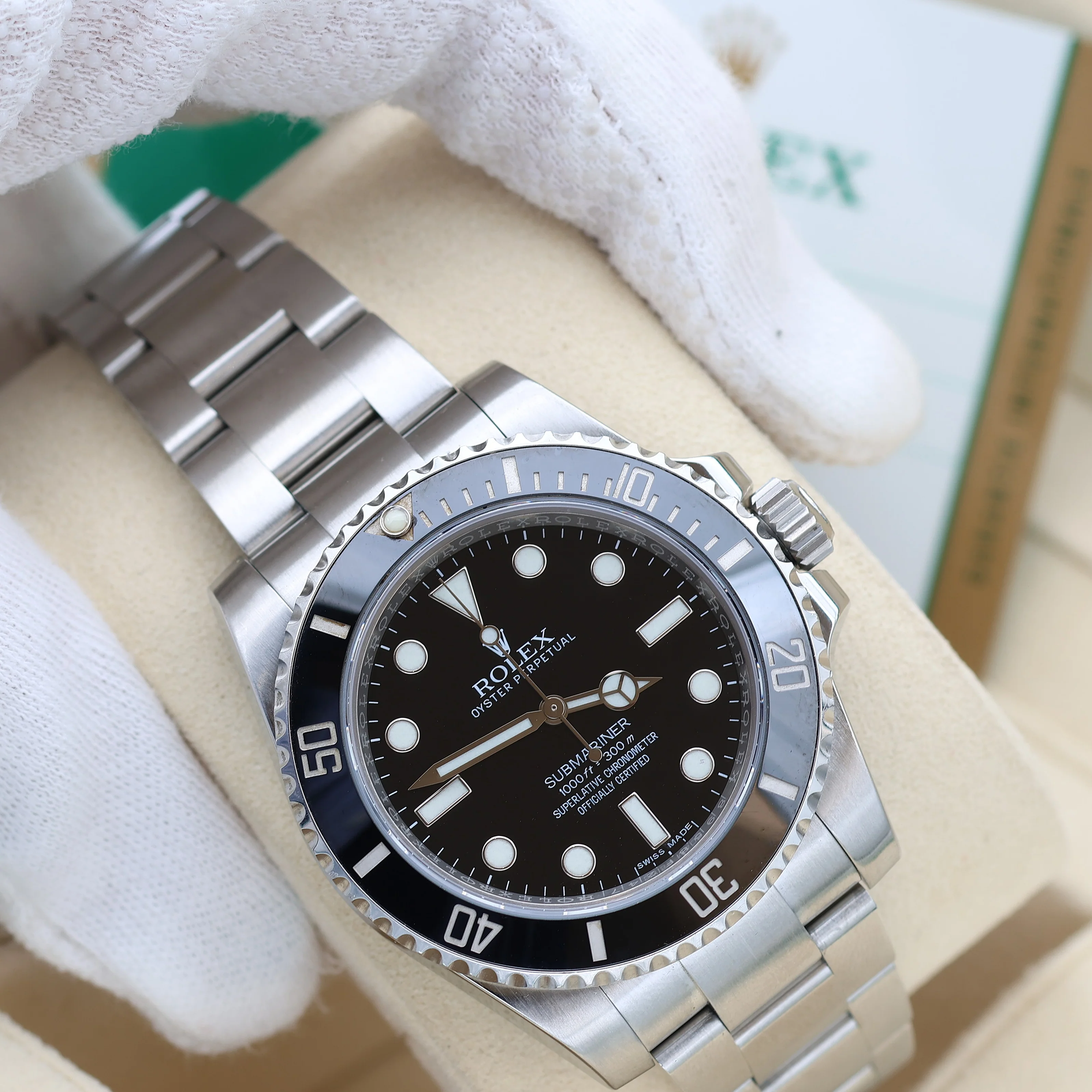 Rolex Submariner No Date ref. 114060 Oyster bracelet - Full Set - Image 3