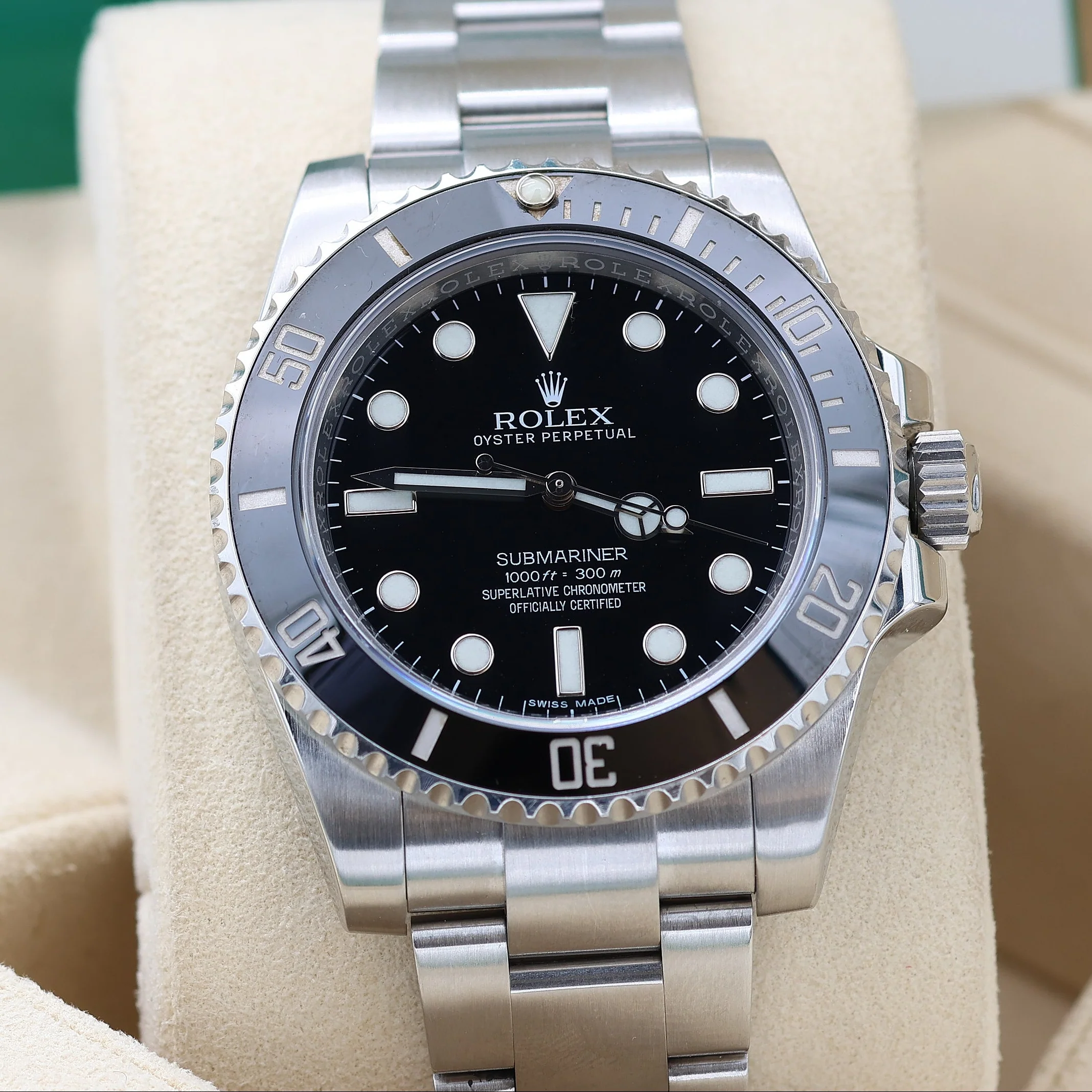 Rolex Submariner No Date ref. 114060 Oyster bracelet - Full Set - Image 4