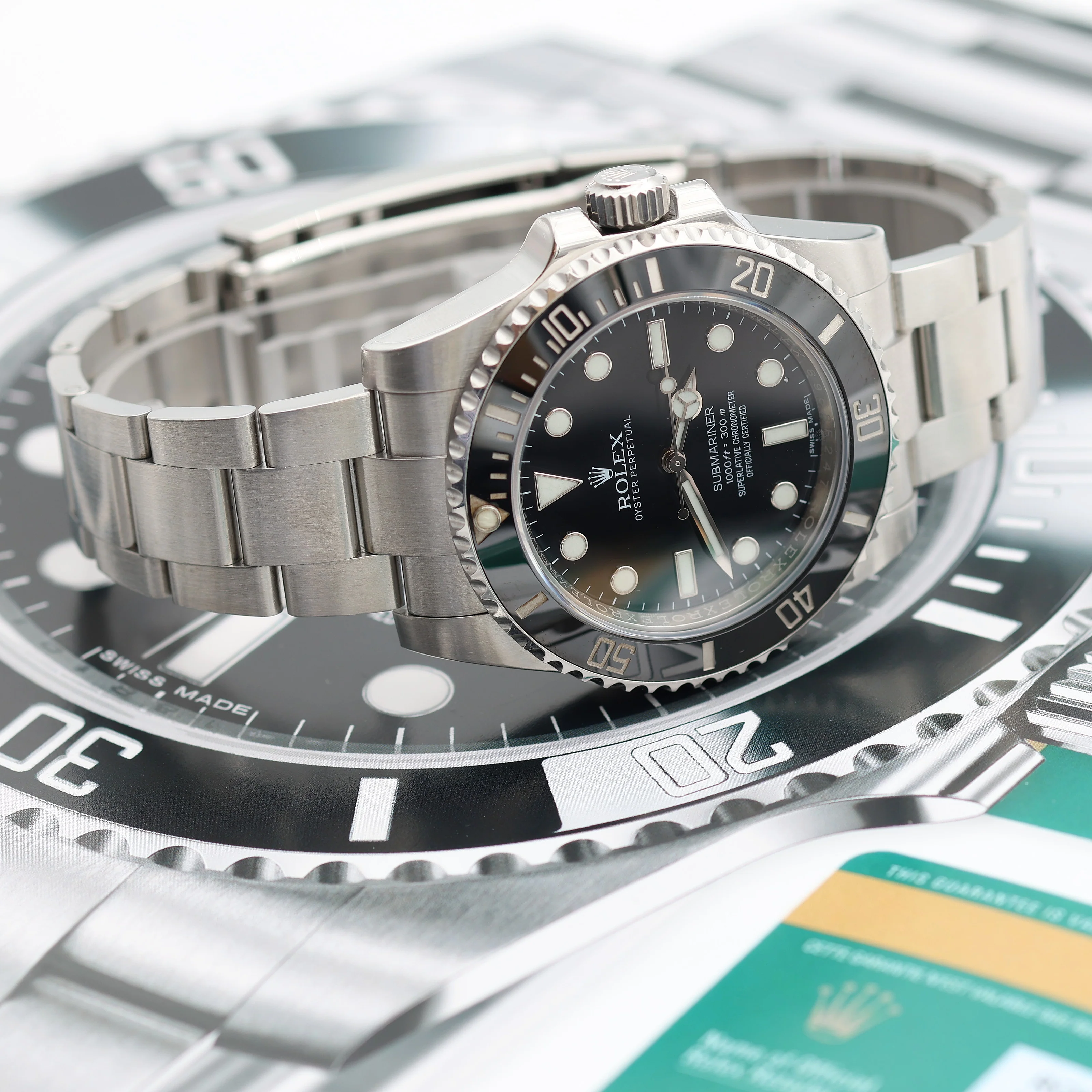 Rolex Submariner No Date ref. 114060 Oyster bracelet - Full Set - Image 7