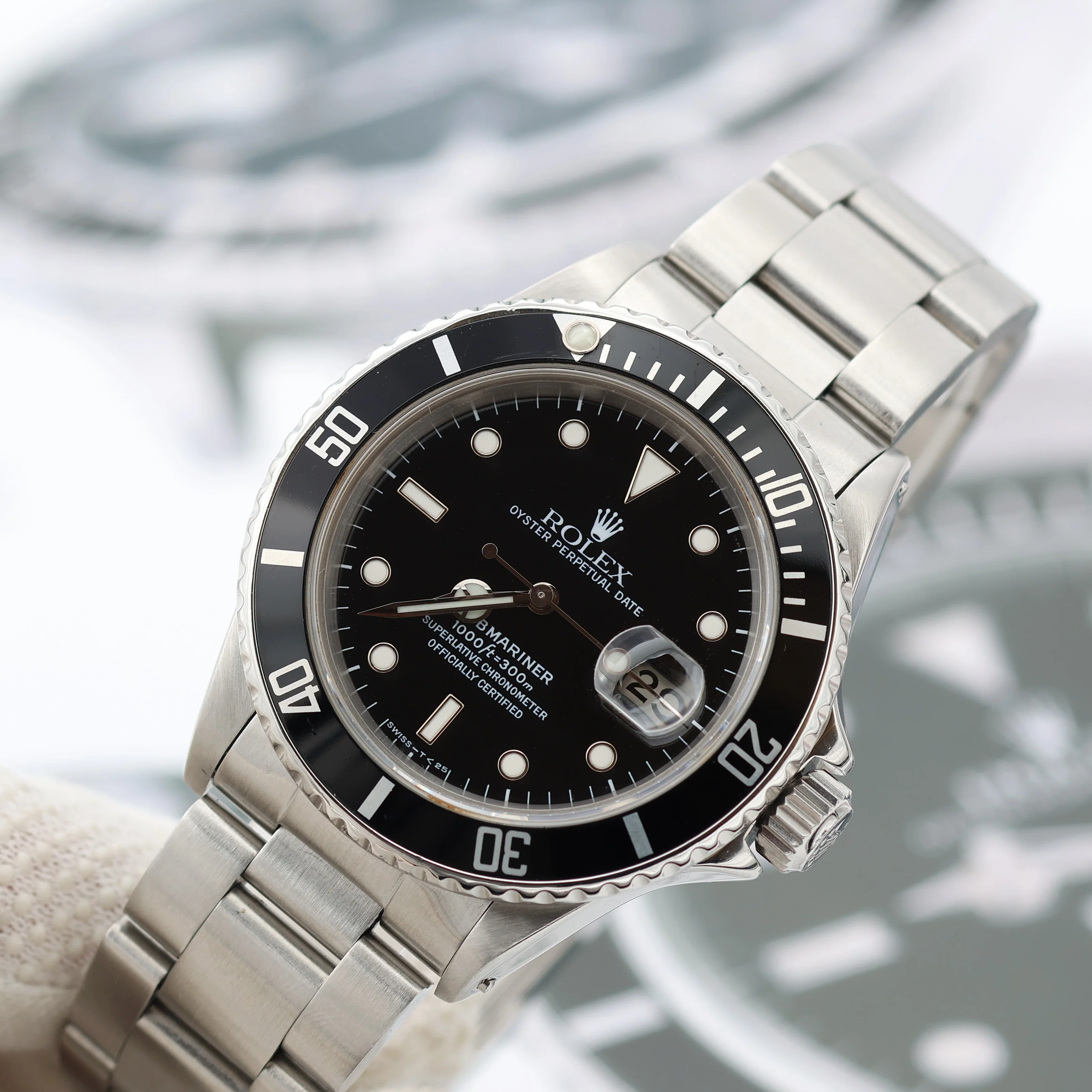 Rolex Submariner ref. 16800 - Oyster Bracelet - Rolex Service Card - Image 4