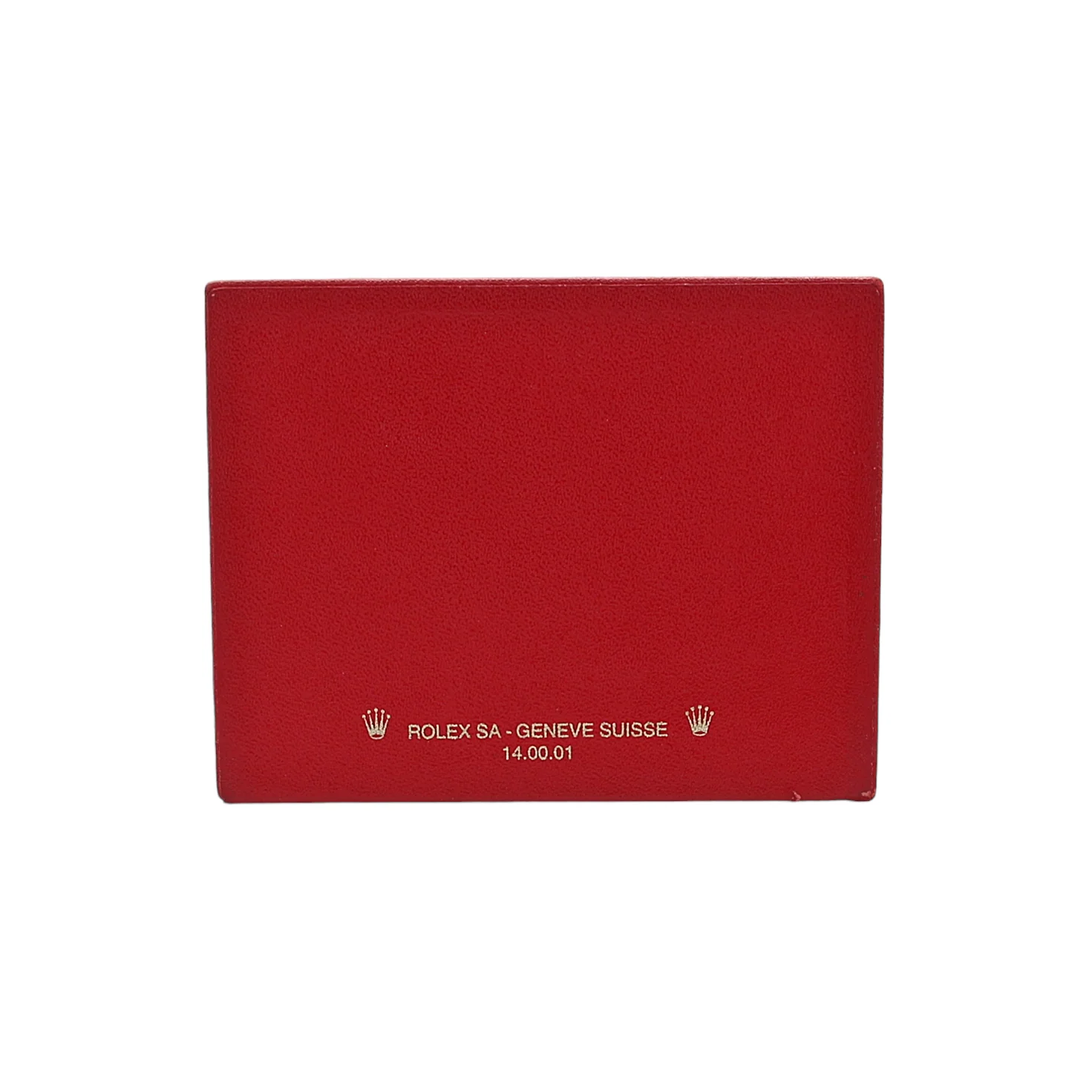Rolex Watch Box | Vintage Box Lady Red 14.00.01(3) totally red inside - Image 4