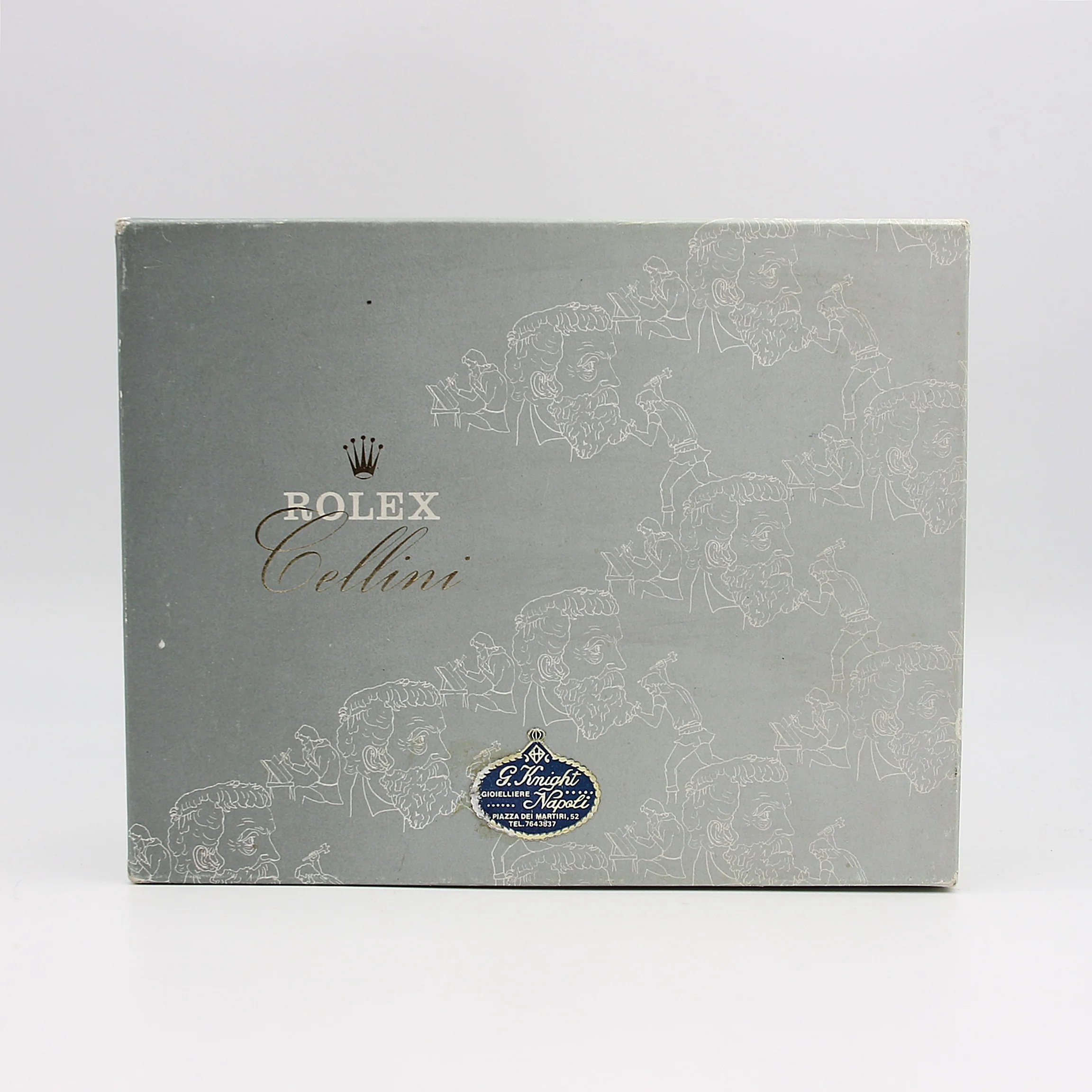 Rolex Watch Box | Vintage Box Men Cellini Green box and counterbox 49.00.08 - Image 6