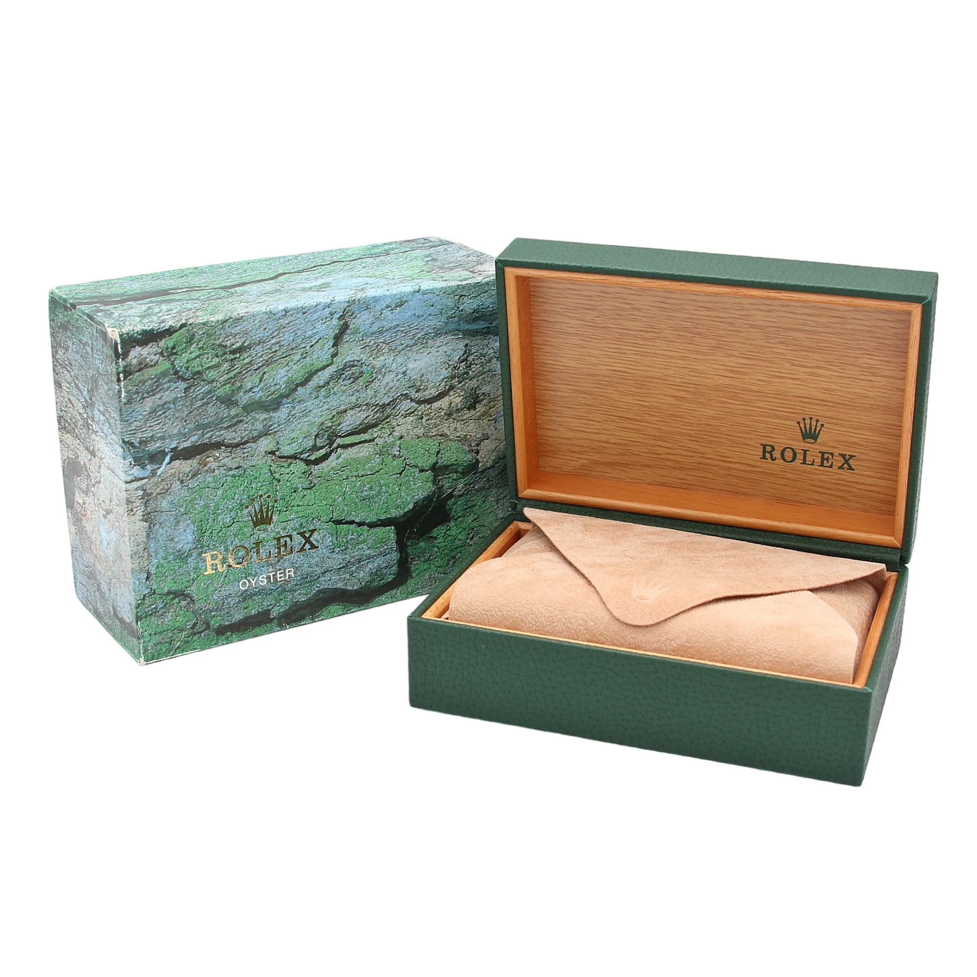 Rolex Watch Box | Vintage Box Men Dark Green 68.00.2 (2)