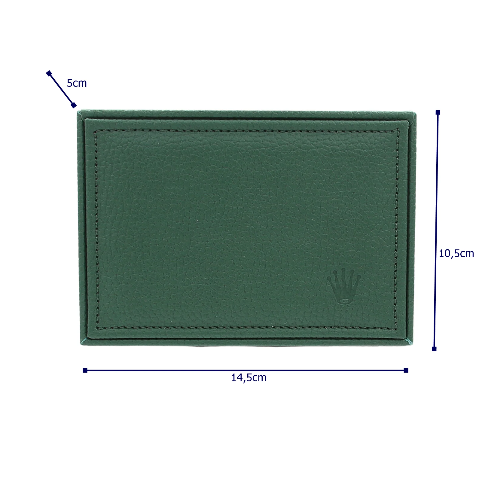 Rolex Watch Box | Vintage Box Men Dark Green 68.00.2 (2) - Image 3