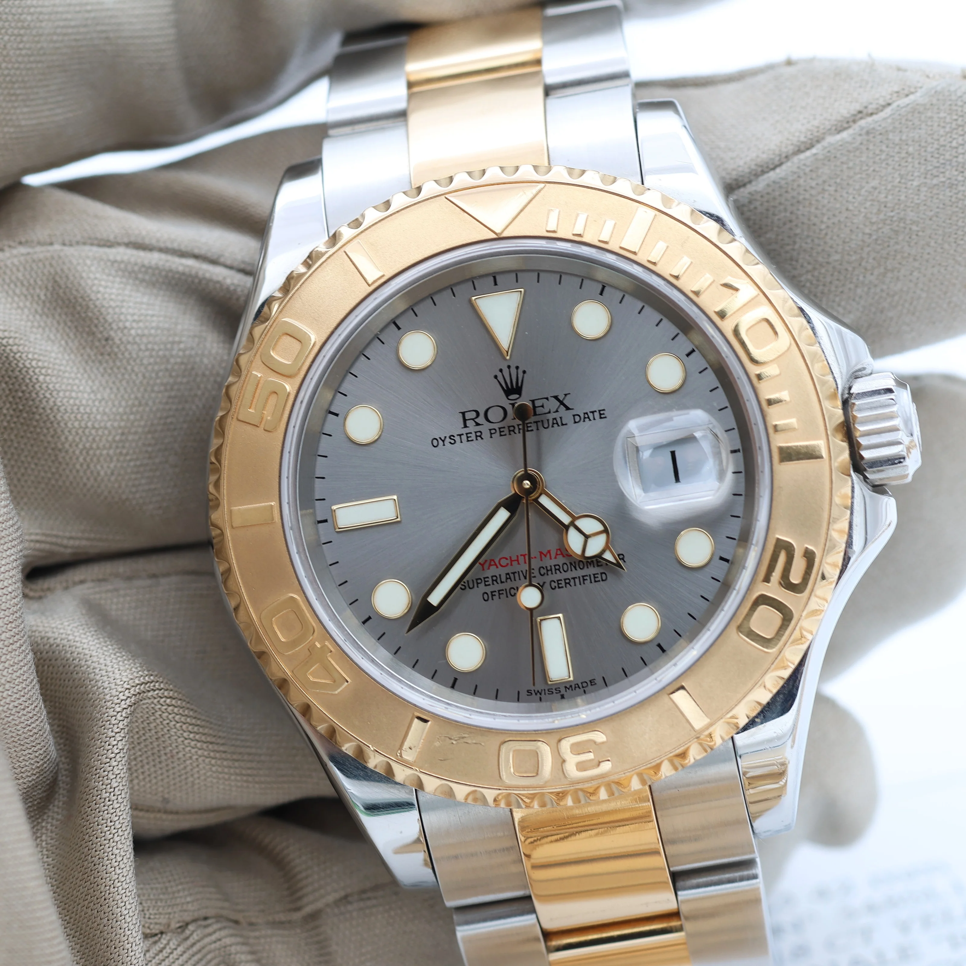 Rolex Yacht-Master 40 ref. 16623 Grey Dial - Oyster Bracelet - Image 7