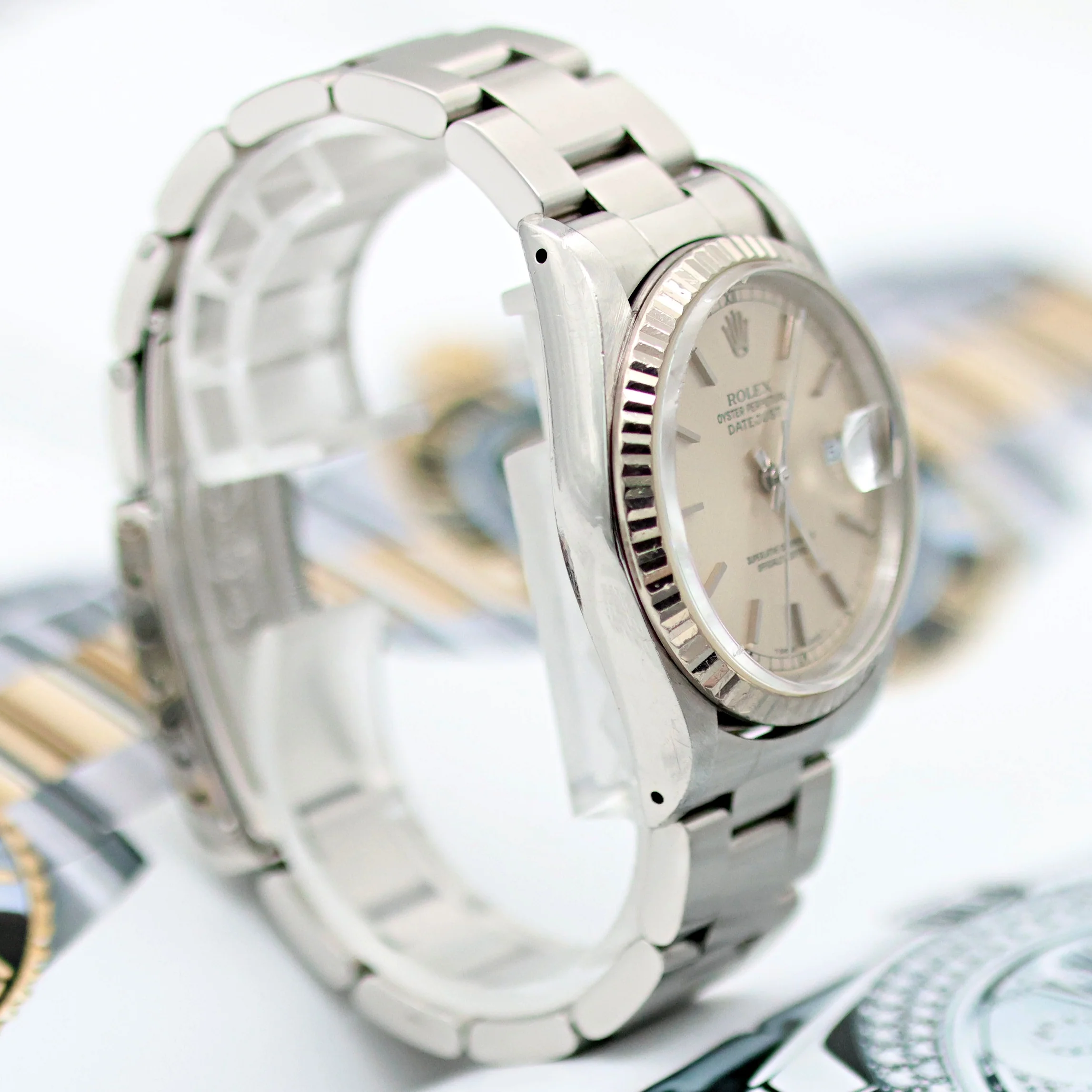 ON SALE: Rolex Datejust ref. 16234 Silver Dial (Circle Minutes) - Oyster Bracelet - Image 15