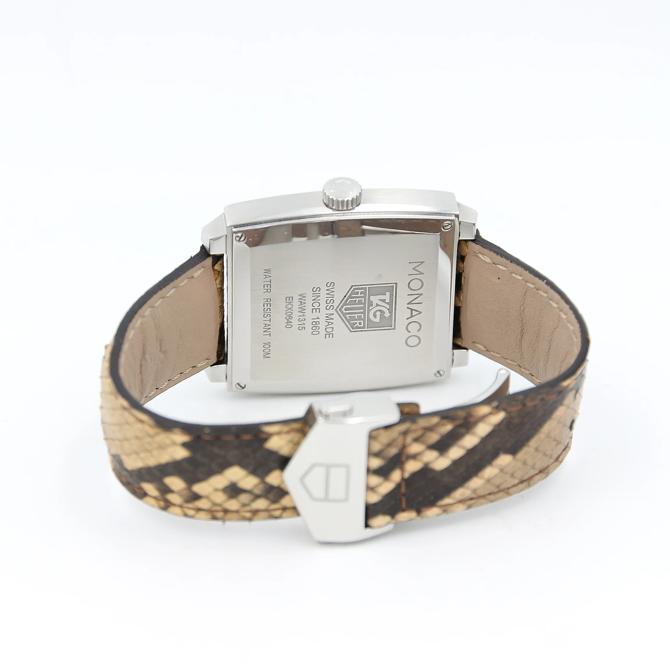 Tag Heuer Monaco Lady Grande Date ref. WAW1315.FC6217 Leather Strap - Full Set - Image 8