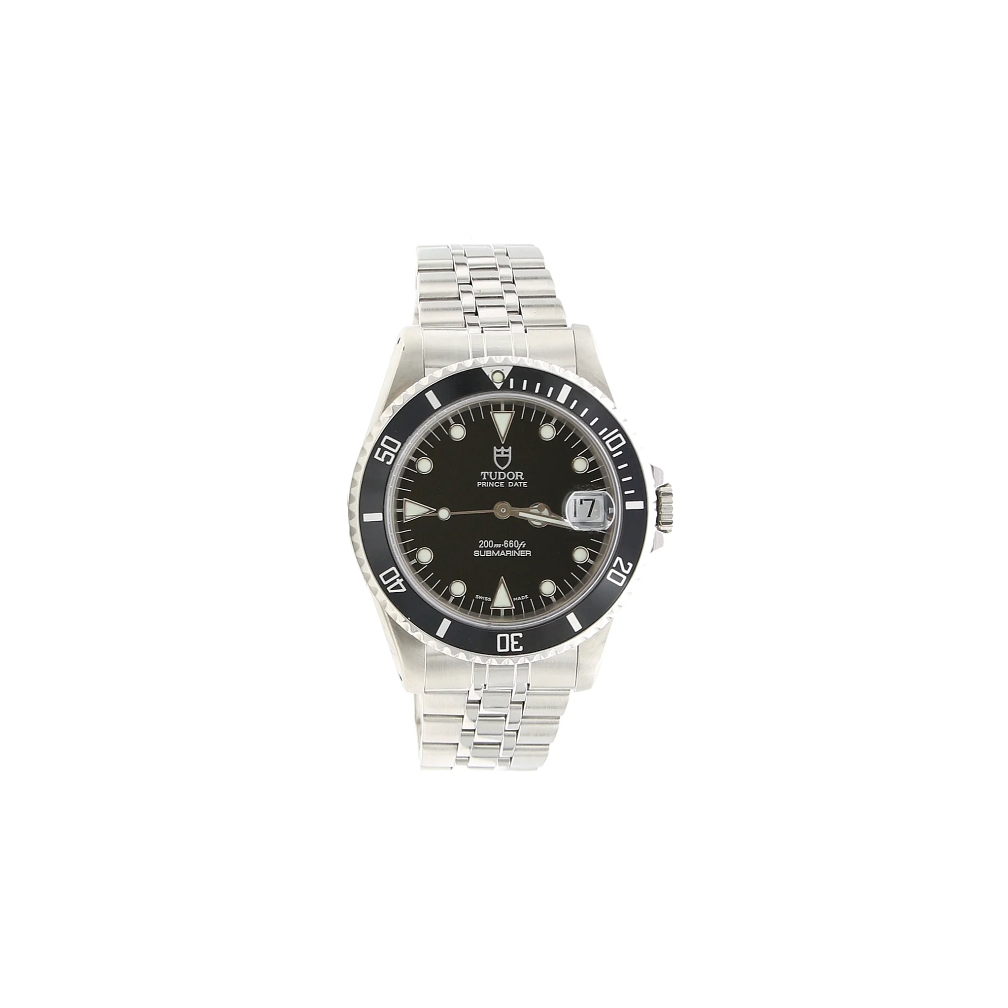 Tudor Submariner Date ref. 75190 - Black Dial - Image 4