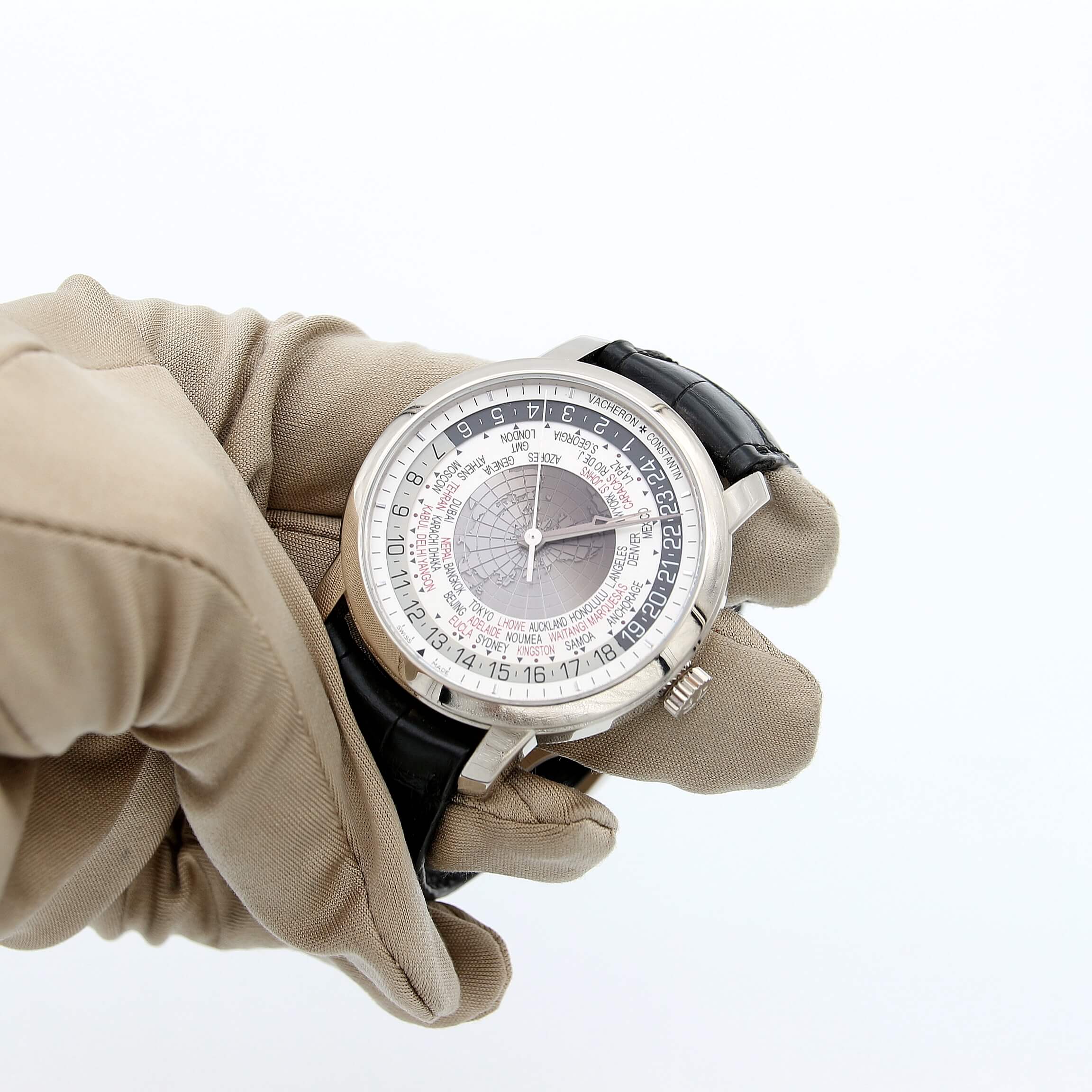 Vacheron Constantin Traditionnelle World Time Ref 86060/000G - White Gold 18K - Full Set - Image 3