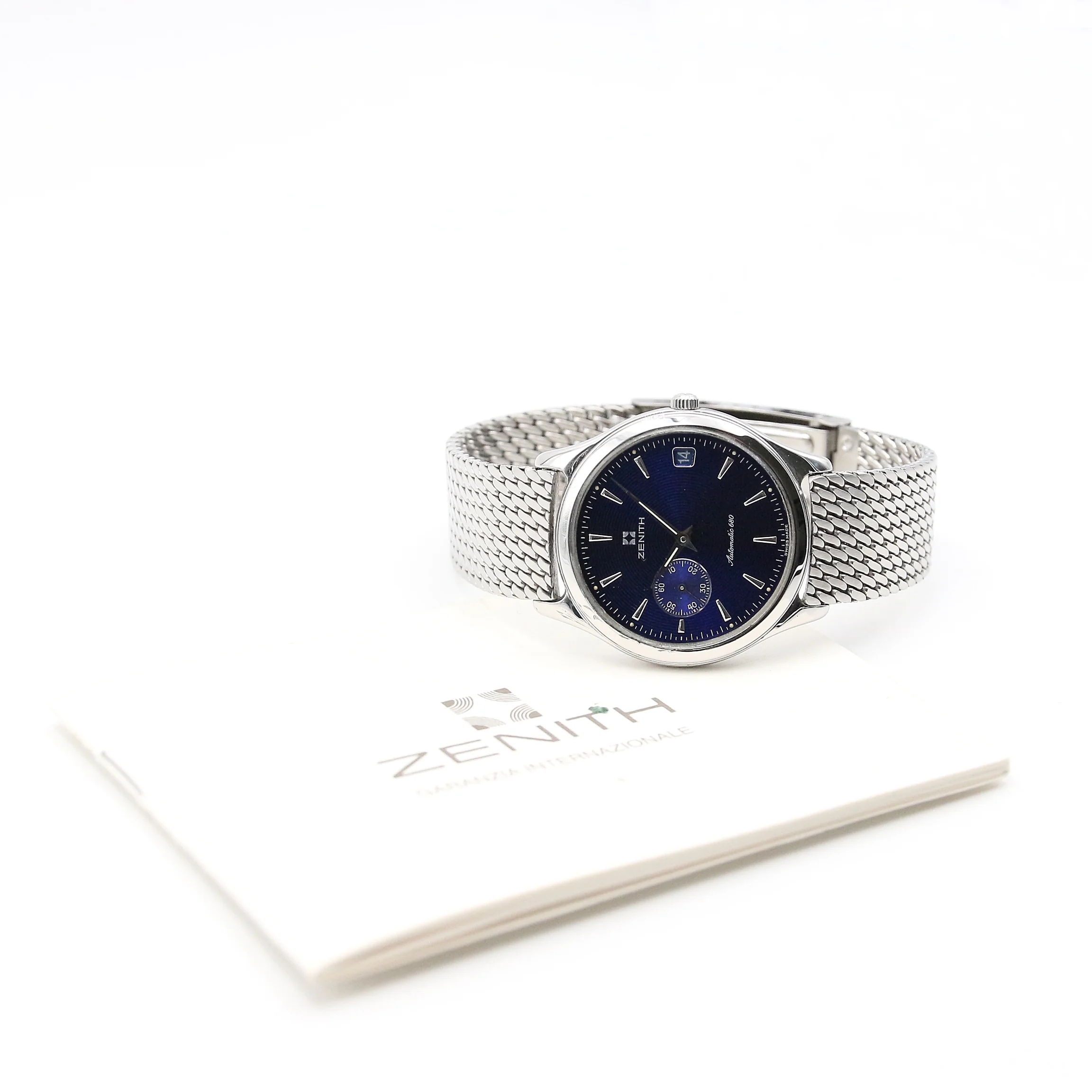 Zenith Elite Small Second ref. 01.0040.680 Steel Mesh bracelet - Image 8